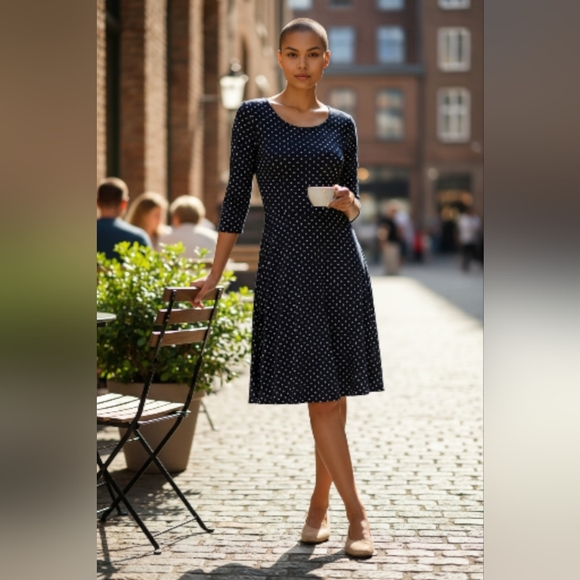 Rue21 Dresses & Skirts - NWT Rue21 Polka Dot Dress| Women's Size Medium | V- Back With Bow